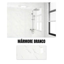 Placa Adesiva 3D de Mármore Resistente e Durável