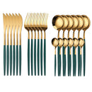 Conjunto de Talheres Luxo 24 Peças